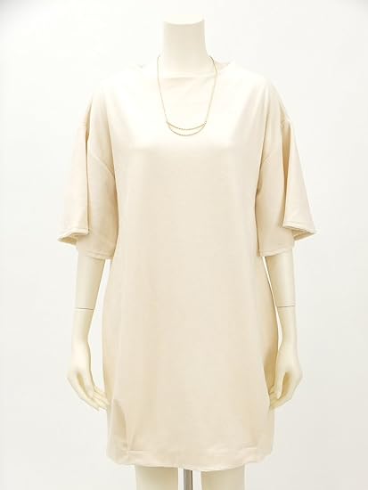 Amazon Co Jp ページボーイ Pageboy Pageboy ボトルネックレス付コクーンワンピース 服 ファッション小物