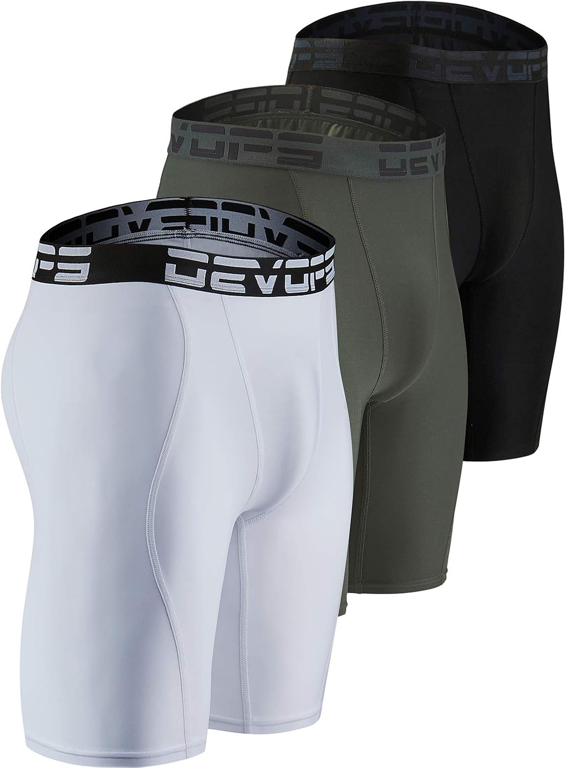 DEVOPS Men's Compression Shorts Underwear with Pocket (3 Pack) at  Men’s Clothing store