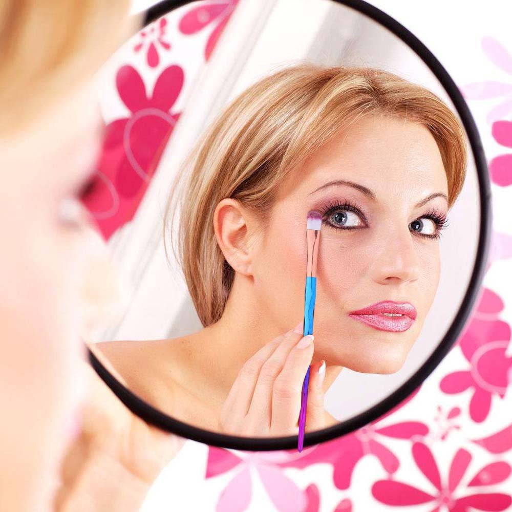Eye Shadow Brush Set Unicorn 10Pcs Eye Makeup Brushes for Shading or Blending of Eyeshadow Cream Powder Eyebrow Highlighter Concealer Cosmetics Brush Tool: Beauty