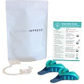No Stress Impress&trade; One-Step Pre-Loaded Boil &amp; Bite Dental Impression Kit &ndash; Easy At-Home Teeth Impression Trays