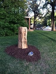 6 in Large House Numbers, Metal Modern House