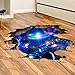ZTY66 3D Floor/Wall Sticker Removable Mural Decals Vinyl Art Living Room Decors (D)