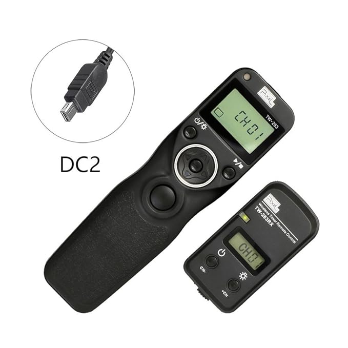 title=Kilos PIXEL FSK 2.4GHz TW-283 DC2 LCD senza fili di rilascio Timer Remote