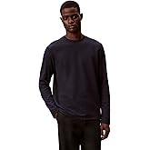 Calvin Klein Mens Micro Waffle Long Sleeve T-Shirt