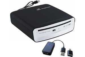 OAUW Portable CD Player for Car with Bluetooth and USB Connection,USB External Universal Cars CD Player for Car Audio Systems/TV/MacBook pro/Laptops Desktops/Bluetooth Speaker with Plug and Play