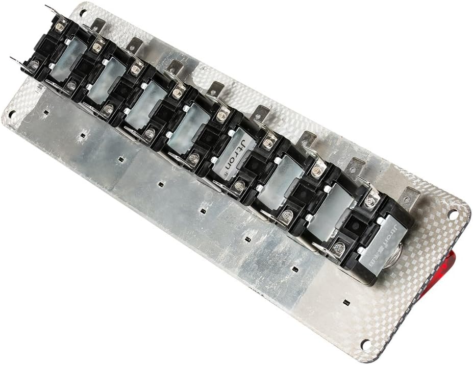 Automotive Red+Blue Jtron Dc 12v Racing Cars RV Ignition Switch Metal