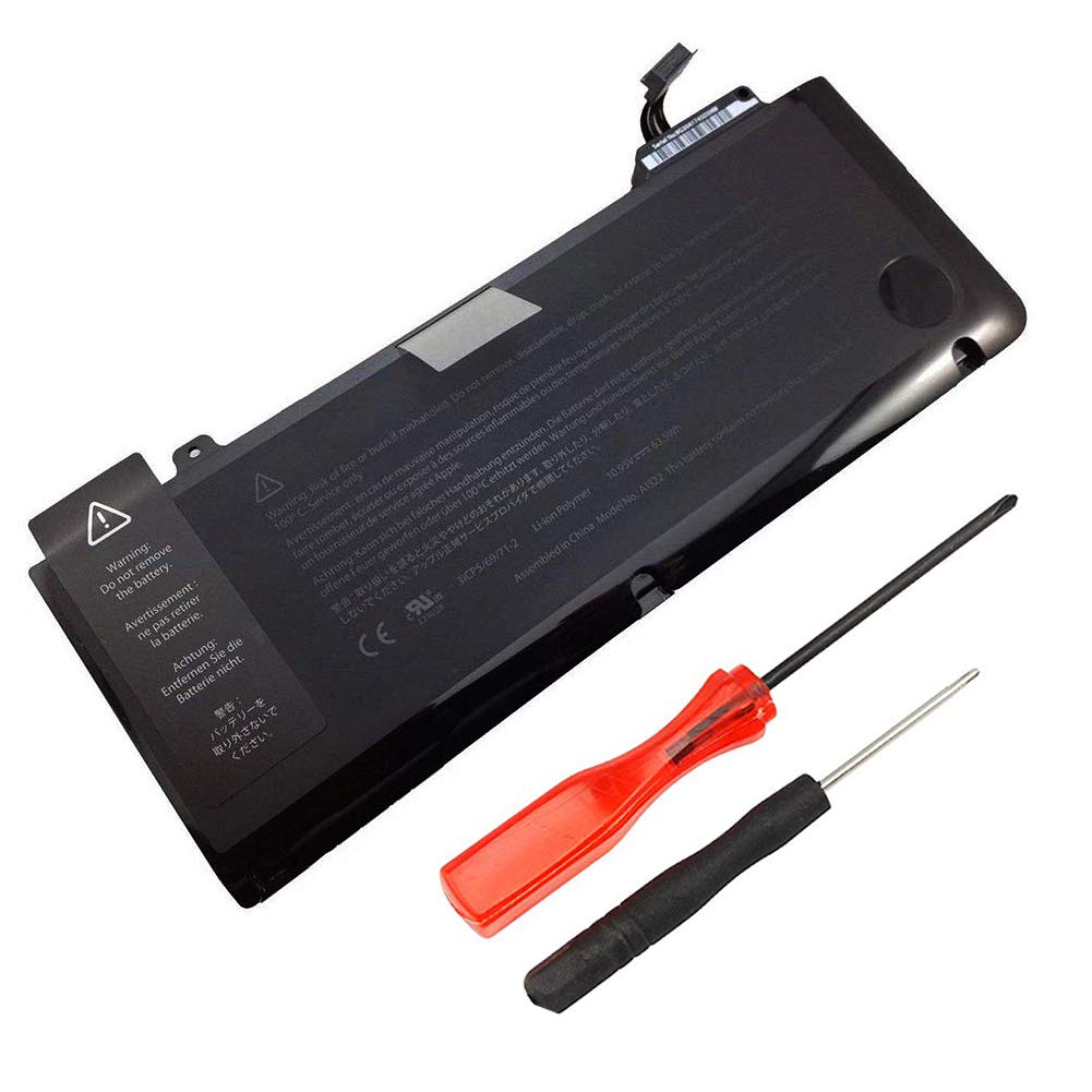 XITAIAN 10.95V 63.5Wh 6000mAh A1322 Replacement Laptop Battery for A1322 A1278 (Mid 2009 2010 2011 2012) Unibody MacBook Pro 13 inches
