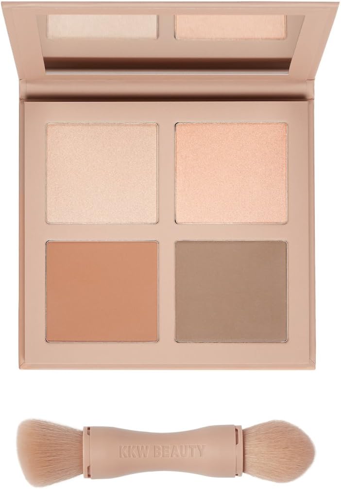 KKW POWDER CONTOUR AND HIGHLIGHT KIT LIGHT