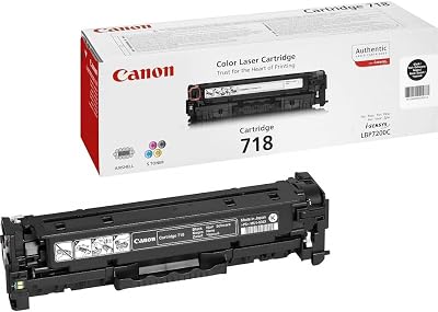 Canon Original Black Toner 718 High Yield 3400 Pages for i-SENSYS LBP MF