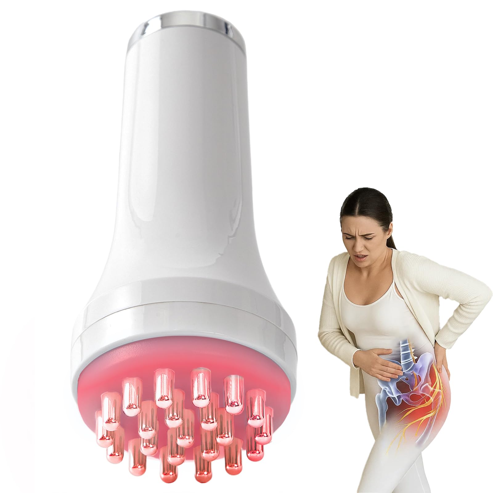 Photo 1 of DiDEER Sciatica Pain Relief Devices, Deep Tissue Massager with Multi-Mode Technology,Heat & Light, Targeted Relief for Sciatic Nerve & Lower Back Pain