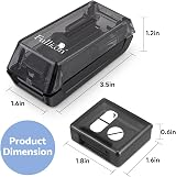 Fullicon Pill Cutter with V-Shape Holder Two Pill Cases Black view 6