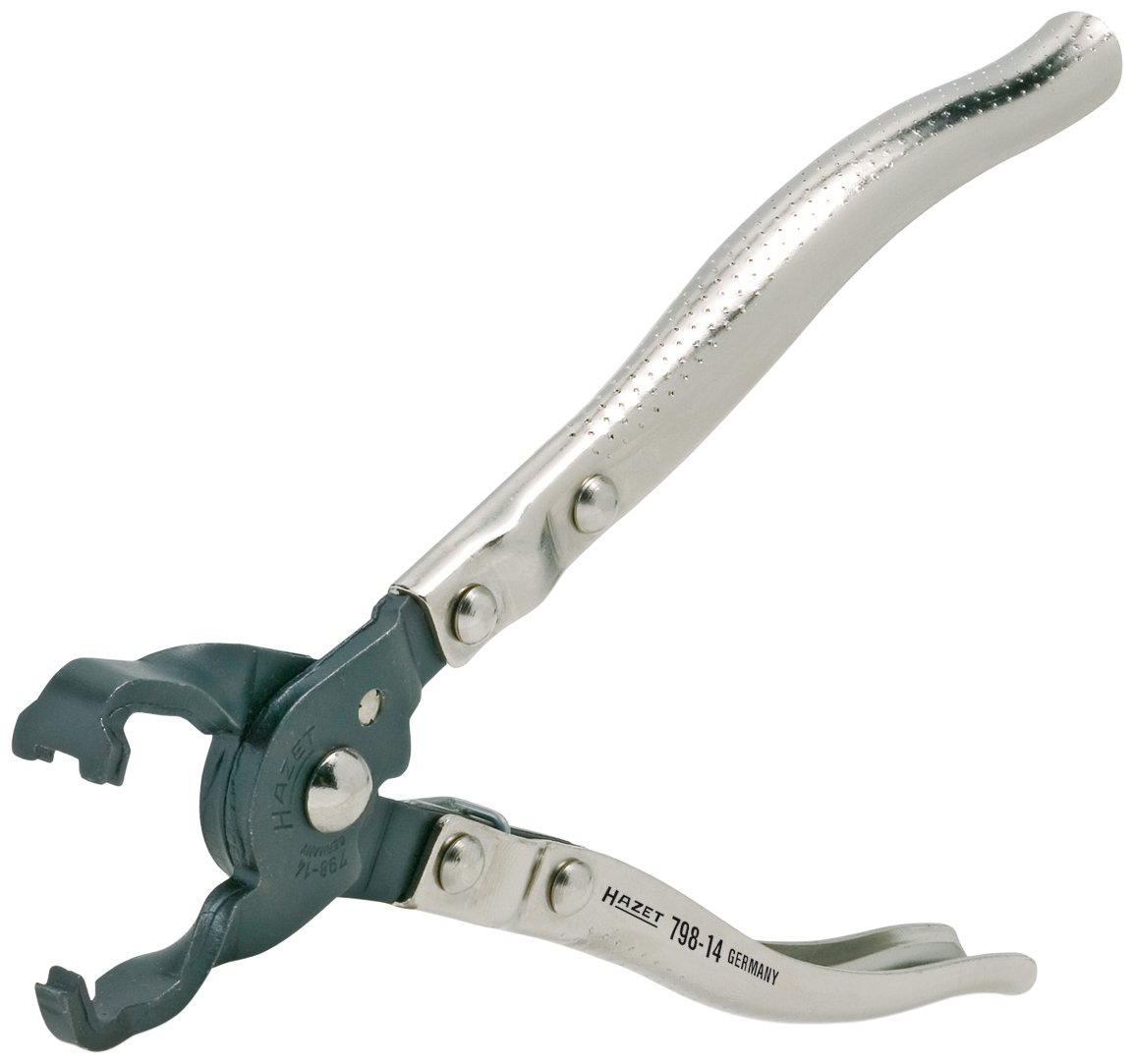 HAZET 798-14 177 mm Hose Clamp Pliers - Nickel-Plated