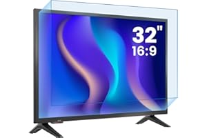 F FORITO 32 inch 16:9 Anti Blue Light Matte TV Screen Protector, 32" TV Eye Protection Anti Glare Computer Screen Cover