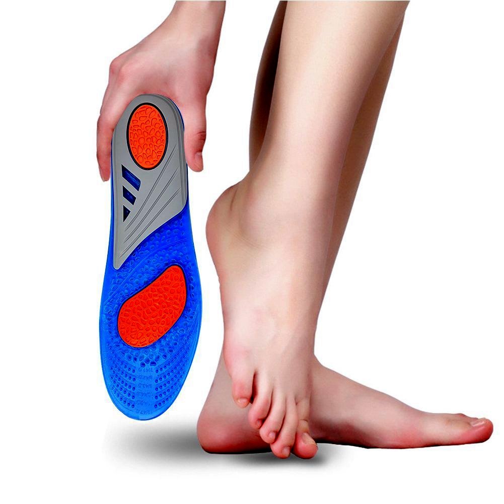 GEL Sports Insoles, Samxu Unisex-adult inserts with Best buffer and Shock Absorption, Relieve Foot Pain and Fasciitis for Man