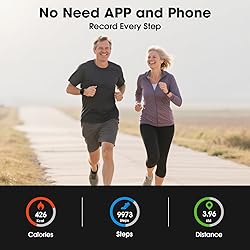 Pedometer Watch Senior Friendly No App/Phone