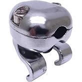 TUOREN Bass Drum Hoop Mounting Bracket Tom Hoop Clamp for Cowbell, Jam Block, Tambourine, Splash Cymbal Silver