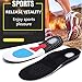 Shoe Insoles for Forplantar Fasciitis - Full Length Arch Support Orthotics Insoles for Men & Women, Heel Pain Relief, Shock Absorption for Walking, Running and Hiking, Cuttable Size (5-9)
