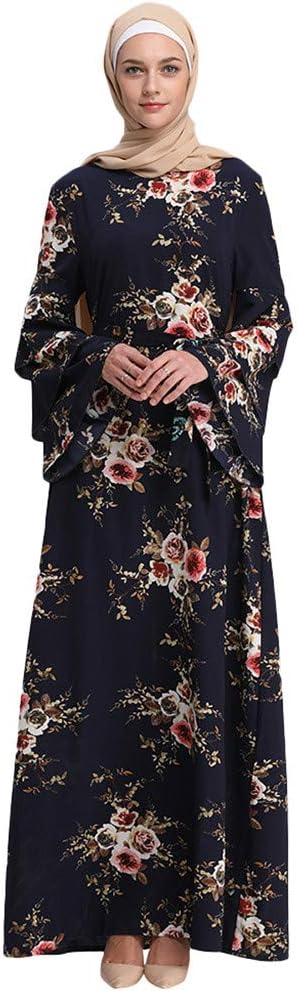 Kstare Mu Clothes Kstare Women Mu Clothing,Womens Islamic Arabian Kaftan Abaya Maxi Dress