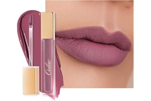 Oulac Liquid Matte Lipstick,Mauve Plum Lip Color, Long Lasting Lipsticks for Women, High-Pigmented, Lightweight, Creamy and M
