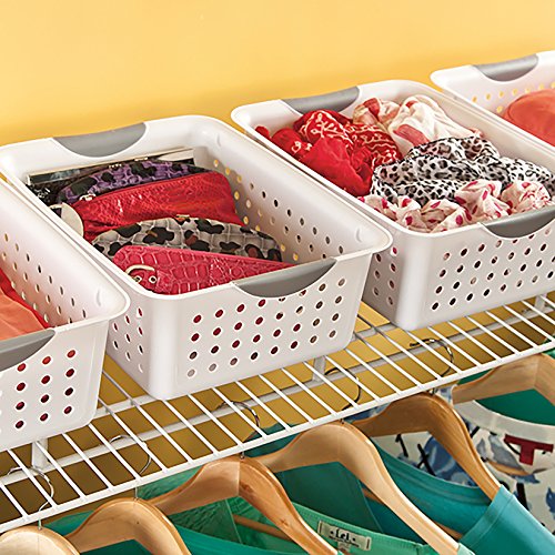Sterilite Medium Ultra Basket Plastic Storage Bin Organizer