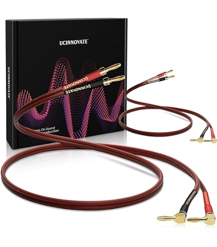 Amazon.com: KK Cable BTK-4 HiFi OFC Speaker Wire, Right Angle