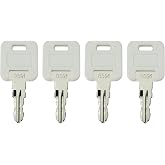 4-Pack G391 RV Camper Keys Replacement for Glo-bal Link Ba-uer Lip-pert | G391 Motor-Home Baggage Door Locks Keys