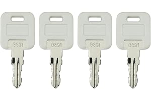 GRADORA 4-Pack G391 RV Camper Keys Replacement for Glo-bal Link Ba-uer Lip-pert Motor-Home Baggage Door Locks