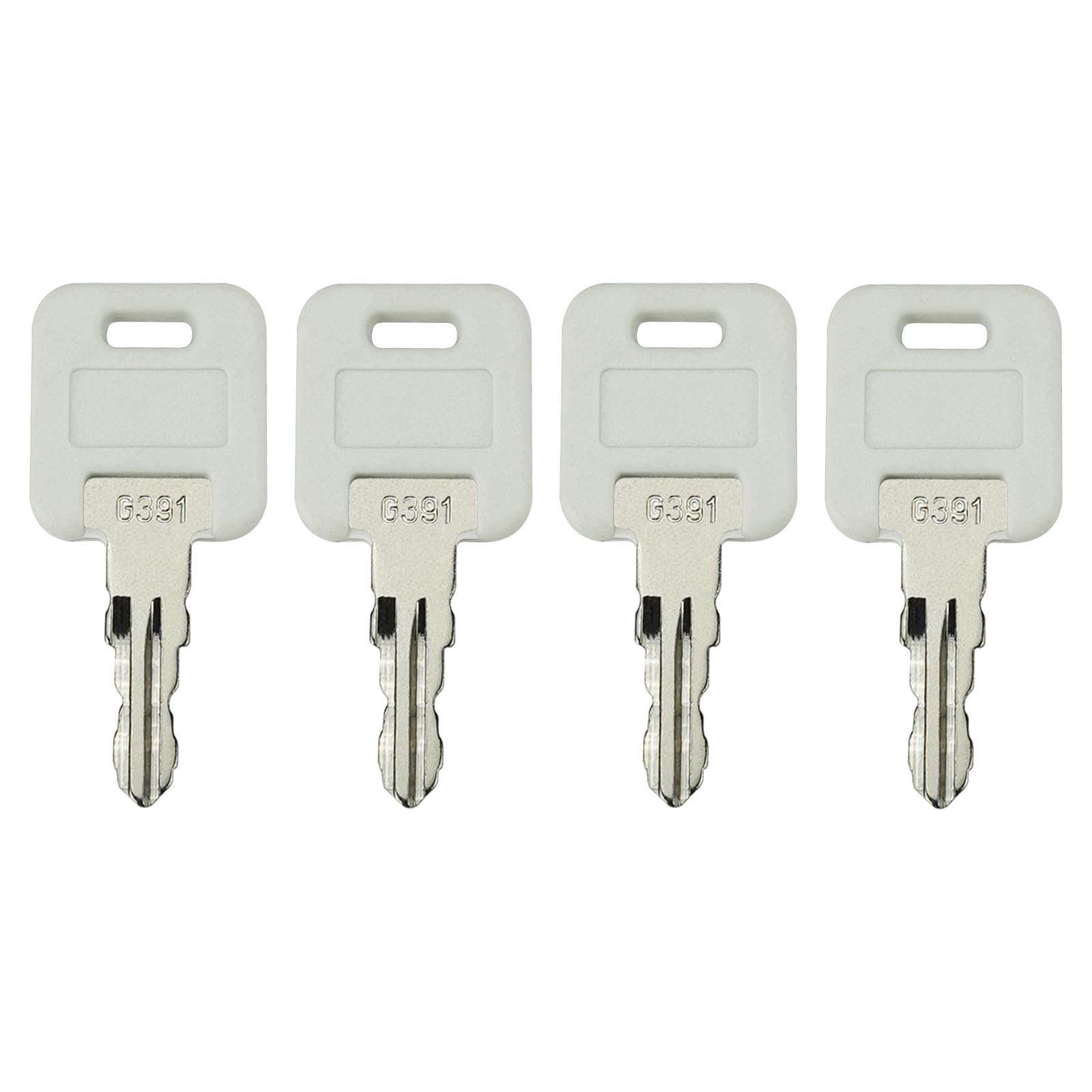 Photo 1 of 4-Pack G391 RV Camper Keys Replacement for Glo-bal Link Ba-uer Lip-pert Motor-Home Baggage Door Locks