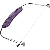 Wilton Adjustable Cake Leveler for Leveling and Torting, 12 x 6.25-Inch, Purple Cake Leveler, Plastic