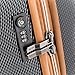 DELSEY Paris Chatelet Hard+ Hardside Carry On Spinner Suitcase, Brown, 21-Inch