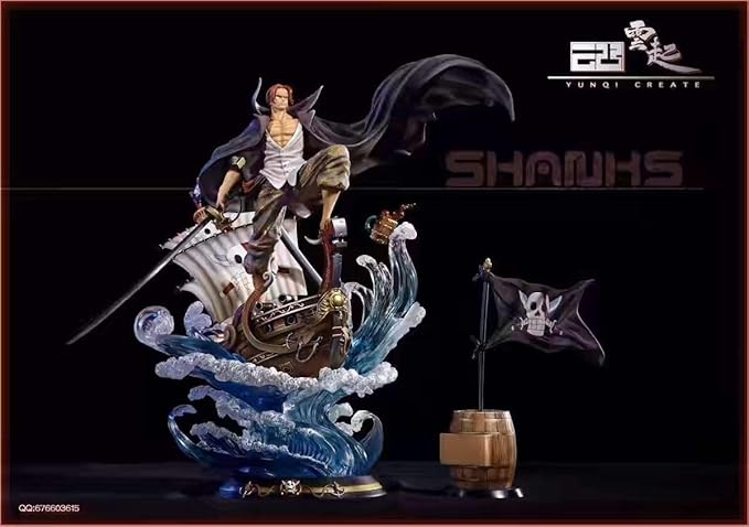 Amazon Yq Studiosワンピース Onepiece フィギュア シャンクス 完成品 Pop リペイント Wcf Gk フィギュア ドール 通販