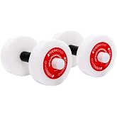 THERABAND Water Weights, Aquatic Dumbbells for Pool Fitness, 2 Foam Weights with Padded Grip for Water Aerobics, Therapy, Workouts, Pool Exercise Equipment, Aqua Training