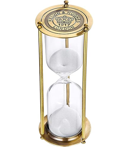 Amazon.com: 15 Minute Sand Timer, Vintage Hourglass,Antique Brass