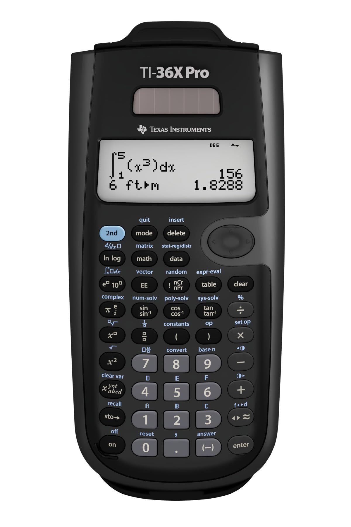Texas Instruments TI-36X Pro Engineering/Scientific Calculator | 9.7 Inch | Black.