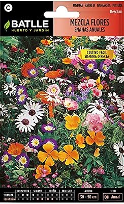 Semillas de Flores - Mezcla de Flores enanas anuales - Batlle ...