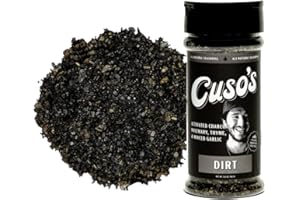 CUSO CUTS Cuso’s Dirt® BBQ Seasoning - Dirt Rub - Bold Steak & Brisket Seasoning for Smoking - Dry Rub for Meat - Steak Seasonings, Beef Rubs for Smoking & BBQ - 5 oz bottle