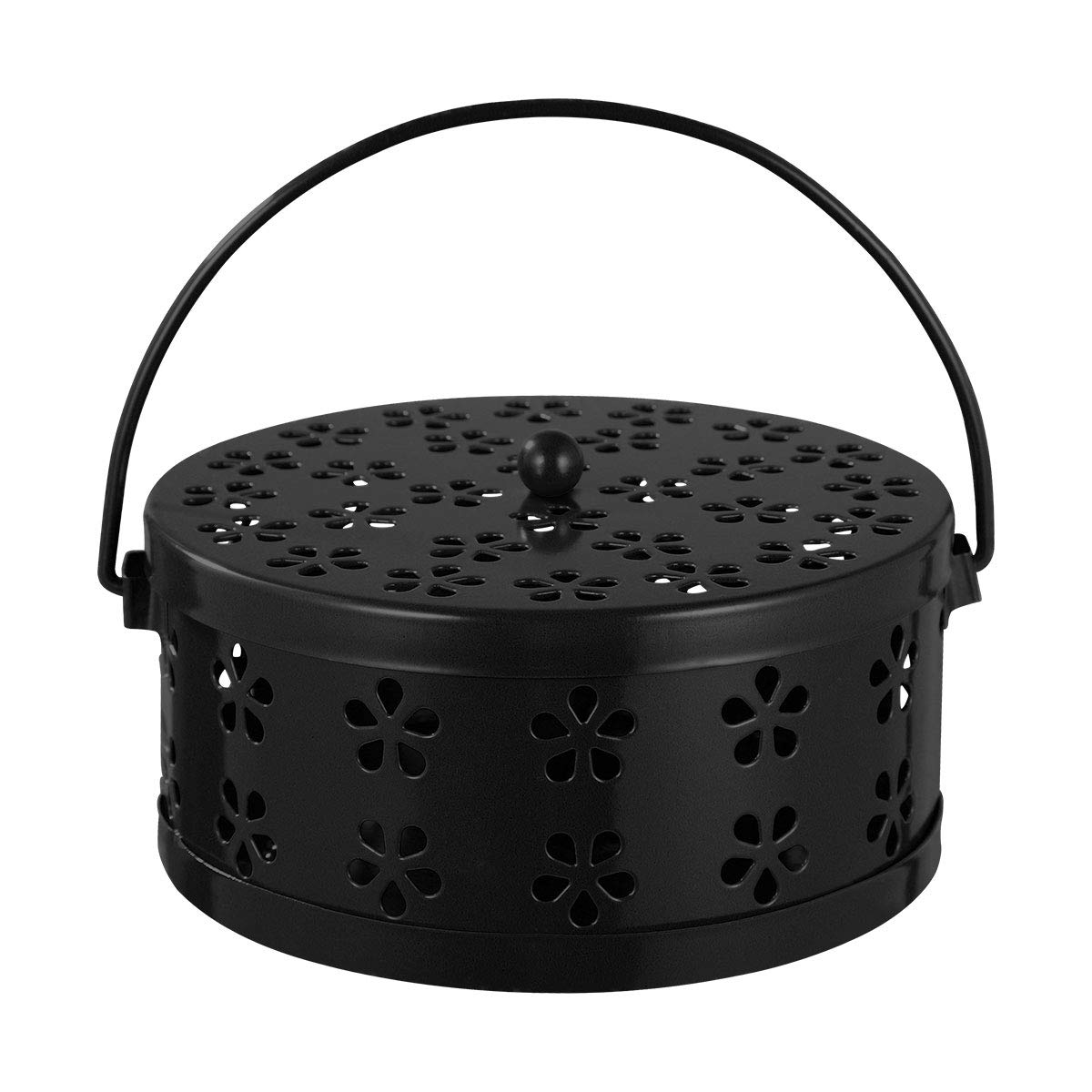 Holder Retro Portable Incense Burner for Home and Camping (Black)