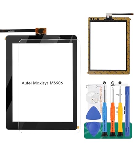 Touch Screen Digitizer Glass Replacement For Autel MaxiCOM MK808, MX808, DS808, MP808 Series – 6-Month Warranty