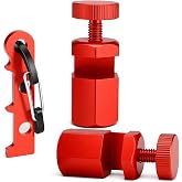 Miucoguier Tall Stair Gauges for Framing Square with Holder and Hook, Framing Jig for Speed Square, Framing Square Stops for Carpentry Squares &amp; Circular Saw