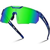 FEISEDY Cycling Sunglasses for Men Women, Sport Sunglasses for Baseball Softball Running Fishing Golf UV400 B0167