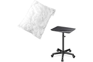 SEJGGKQ 50 Pcs Disposable Tattoo Tray Covers,Salon Tray Cover,Transparent Contraction Tattoo Arm Rest Clean Plastic Pad Covers,Salon Table Station Machine Equipment Cover Wrap,Suitable for 18 x 13 Inch Trays