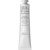 Winsor &amp; Newton Artists' Oil Paint, 200ml Tube, Titanium White | Formulated with the finest pigments with excellent tinting strength; use thickly or thin to a very fine glaze.