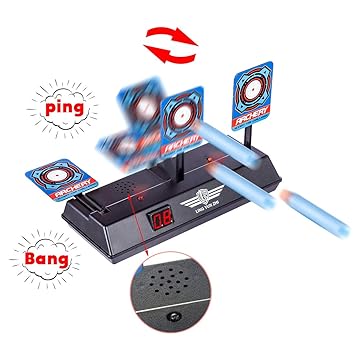 GANADA Zielscheibe für Nerf Gun, Elektrische Ziel Shooting Target, Elektrische Punktzahl Ziel Automatische Wiederherstellung für Nerf Spielzeugblaster