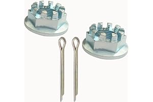 SEASAIL Set Of 2 Rear Axle Nuts W/Pin NEW Compatible With Honda TRX400EX 400 1999-2008 300EX