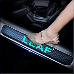 kaiweiqin 4Pcs Car Door Sill Scuff Plate Cover for
