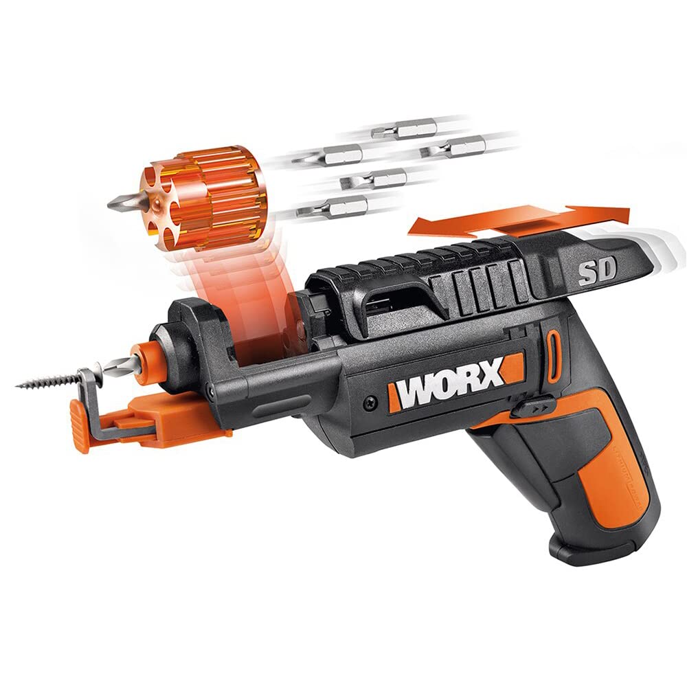 Worx wx255 – Cordless Automatic SD 4 V – 1.5 Ah Li-Ion. Holder with Screws.