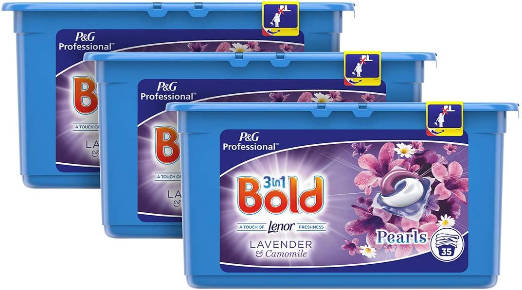 Bold Professional Washing Capsules Laundry Loads, Lavender and Camomile, 105-Count, 35 Count (Pack of 3) - Image 3