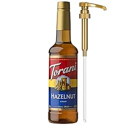 Torani Coffee Syrup, Hazelnut Flavored Syrup for