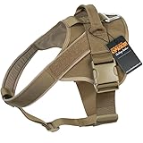 EXCELLENT ELITE SPANKER Tactical Dog Harness Patrol K9 Harness Service Dog Vest Military Dog Vest Working Dog Vest with Handl