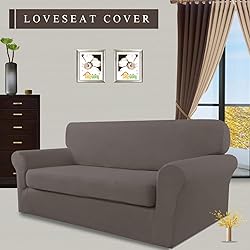 Easy-Going 2 Pieces Microfiber Stretch Sofa